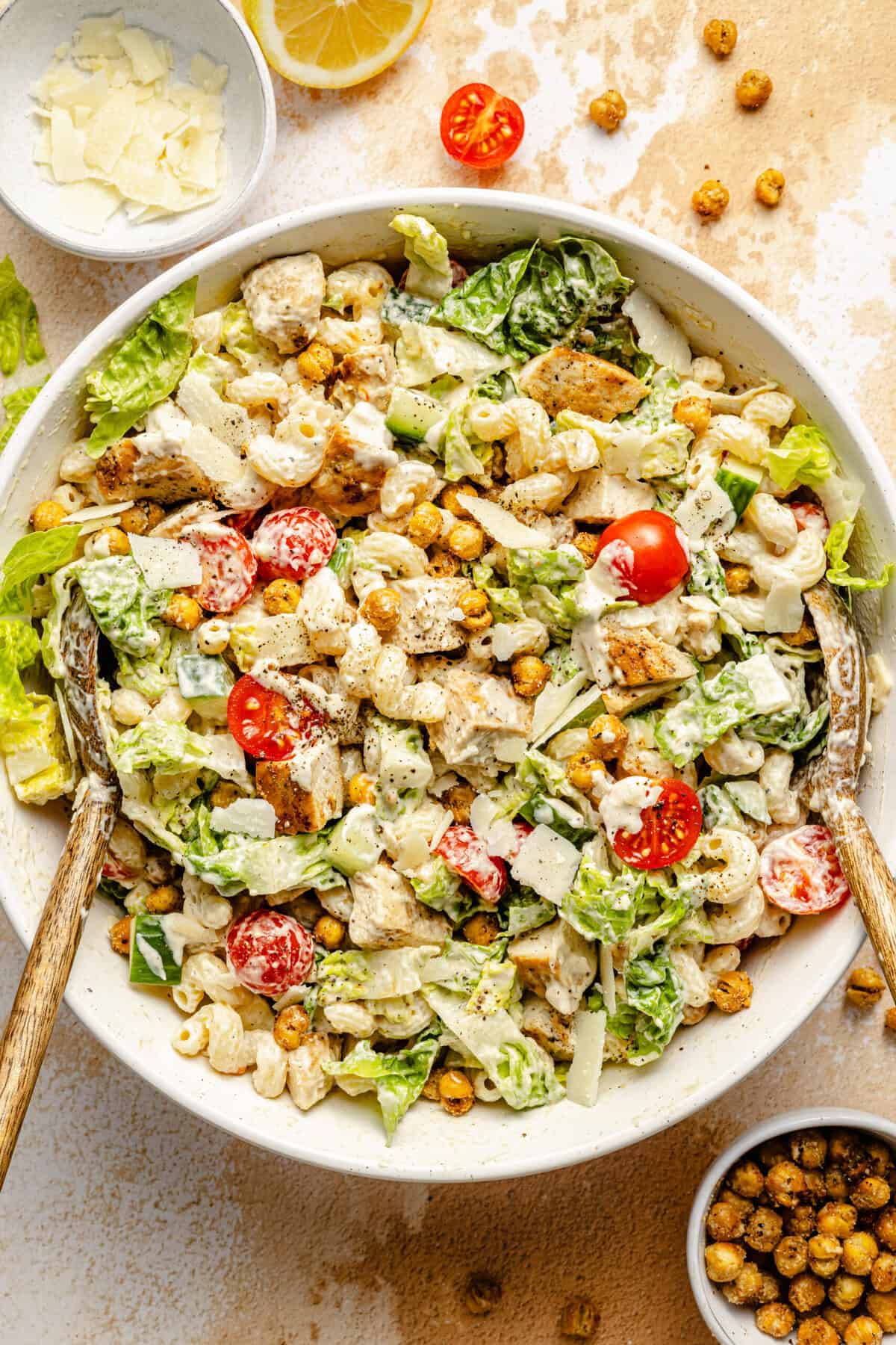 Chicken Caesar Pasta Salad